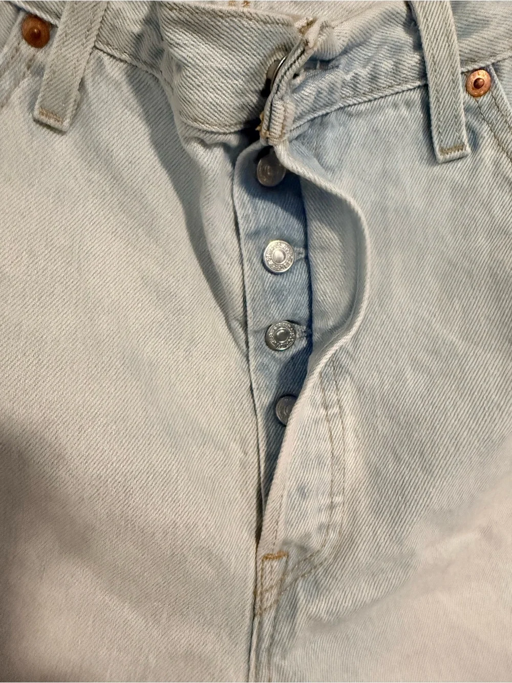 Vintage Levi's 501 Distressed Cutoff Denim Shorts W34